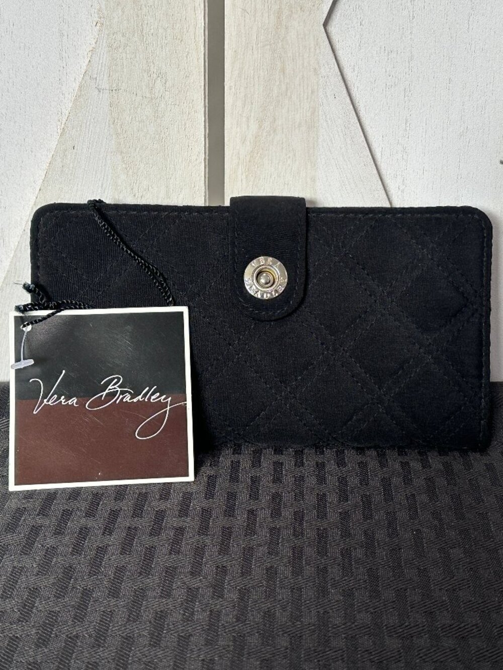 Vera Bradley Black Quilted Wallet